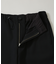 ATON／BACK SATIN UTILITY PANTS