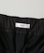 ATON／BACK SATIN UTILITY PANTS