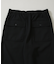 ATON／BACK SATIN UTILITY PANTS