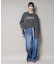 ドロストワイドデニムパンツ