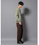 モールヤーンダブルフェイスクルーネックニット