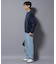 モールヤーンダブルフェイスクルーネックニット