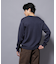 タスマニアウールミックス ミラノリブリラックスVネックニット
