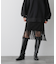 「STEVELOUR」ゴートレザーフリンジスカート