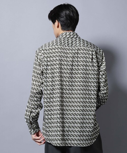 EDITORIAL PRINT」シルキータッチシャツ｜ナノ・ユニバースの通販