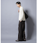 CICA&UVカット リブニットクルーネック