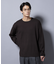 CICA&UVカット リブニットクルーネック