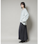 Vネックワイドシルエット圧縮ニット