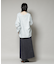 Vネックワイドシルエット圧縮ニット