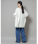 配色シャギーニットジャケット