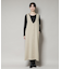 ジレワンピース×ファースリーブトップス アンサンブルセット