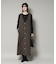 ジレワンピース×ファースリーブトップス アンサンブルセット