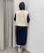 釦ディティールニットワンピース