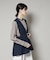 troisiemechaco／PUFFY JACQUARD　ジレ