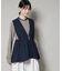 troisiemechaco／PUFFY JACQUARD　ジレ