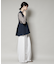 troisiemechaco／PUFFY JACQUARD　ジレ