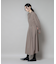 ダブルクロスベルト付きタックワンピース
