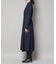 ダブルクロスベルト付きタックワンピース