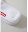 Healthknit／シンカーWHITE無地SOX