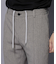 ｢N TROUSERS BASIC｣ 洗えるMIXツイードストレッチパンツ(セットアップ可)