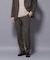 ｢N TROUSERS BASIC｣ 洗えるMIXツイードストレッチパンツ(セットアップ可)