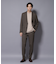 ｢N TROUSERS BASIC｣ 洗えるMIXツイードストレッチパンツ(セットアップ可)