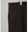 HAVERSACK／泥染風コットンフランネルクロップドワイドパンツ(セットアップ可)