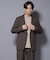 ｢N JACKET BASIC｣ 洗えるMIXツイードストレッチジャケット(セットアップ可)