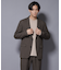 ｢N JACKET BASIC｣ 洗えるMIXツイードストレッチジャケット(セットアップ可)