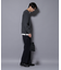 「N JACKET PREMIUM」RENU(R)洗えるサキソニーストレートパンツ