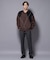 「N JACKET PREMIUM」RENU(R)ウール混洗えるサキソニーパンツ(セットアップ可)