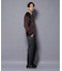 「N JACKET PREMIUM」RENU(R)ウール混洗えるサキソニーパンツ(セットアップ可)