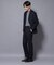 「N JACKET PREMIUM」RENU(R)ウール混洗えるサキソニーパンツ(セットアップ可)