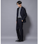 「N JACKET PREMIUM」RENU(R)ウール混洗えるサキソニーパンツ(セットアップ可)