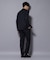 「N JACKET PREMIUM」RENU(R)ウール混洗えるサキソニーパンツ(セットアップ可)