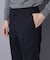 「N JACKET PREMIUM」RENU(R)ウール混洗えるサキソニーパンツ(セットアップ可)