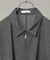 ATON／TWIST WOOL WASHER ZIP UP SHIRT