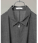 ATON／TWIST WOOL WASHER ZIP UP SHIRT
