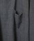 ATON／TWIST WOOL WASHER ZIP UP SHIRT