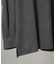 ATON／TWIST WOOL WASHER ZIP UP SHIRT