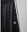 adidas／SATIN TRACK PANTS BLACK