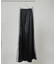adidas／SATIN TRACK PANTS BLACK