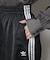 adidas／SATIN TRACK PANTS BLACK