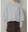 AQUAウールカシミヤクルーネックニットプルオーバー