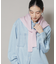 AQUAウールカシミヤトライアングルストール