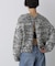 「STEVELOUR」ミックスカラー2WAYスナップニット