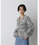 「STEVELOUR」ミックスカラー2WAYスナップニット