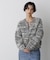 「STEVELOUR」ミックスカラー2WAYスナップニット