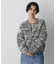 「STEVELOUR」ミックスカラー2WAYスナップニット