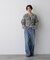 「STEVELOUR」ミックスカラー2WAYスナップニット